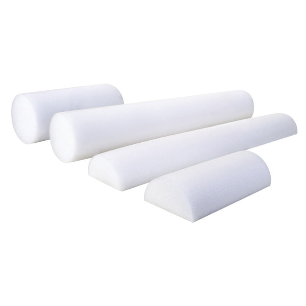 24 x 6 Inch Firm Density Foam Roller - White – Quest Nutrition and Athletics