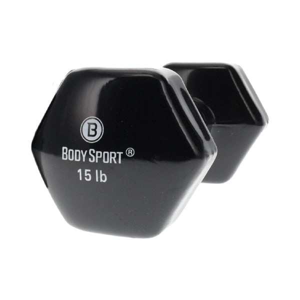 BodySport&reg; Vinyl Dumbbells